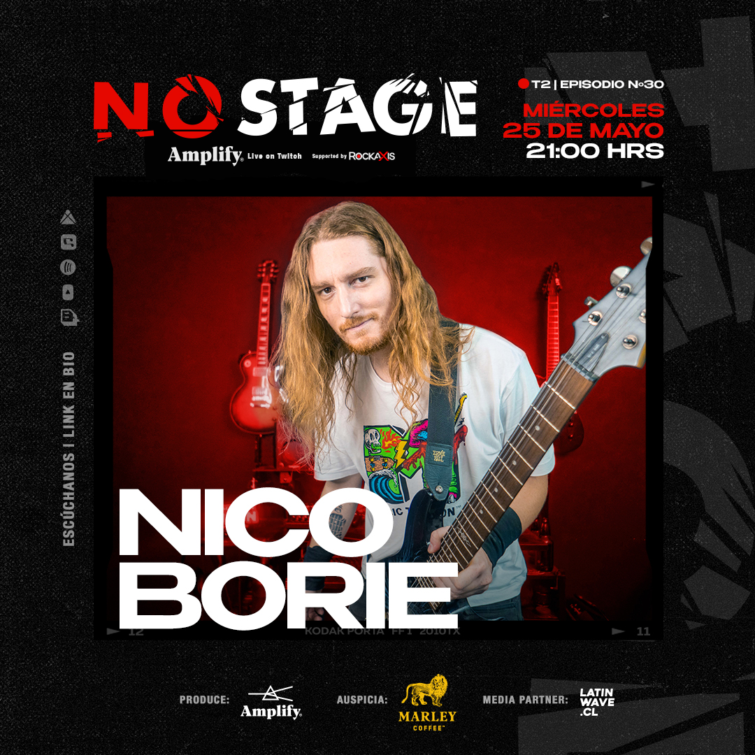 Nico Borie, invitado al próximo episodio de No Stage